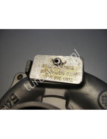 TURBOSPRĘŻARKA KKK  RENAULT  DACIA  1.5  DCI  86KM 7701476880