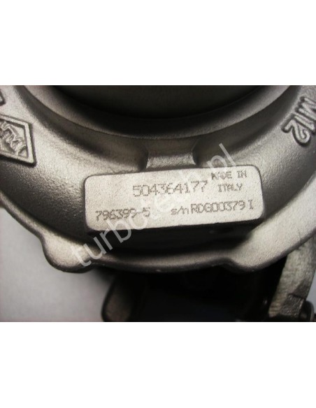 TURBOSPRĘŻARKA GARRETT  796399  5801894252 IVECO 3.0  HPI  170KM